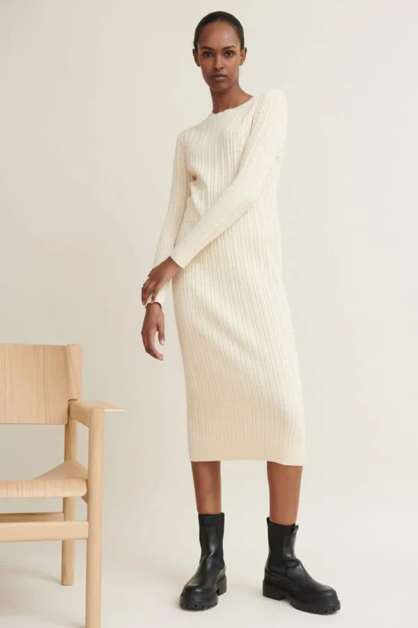 Basic Apparel Aline Dress - Birch^Dame Kjoler Og Jumpsuits