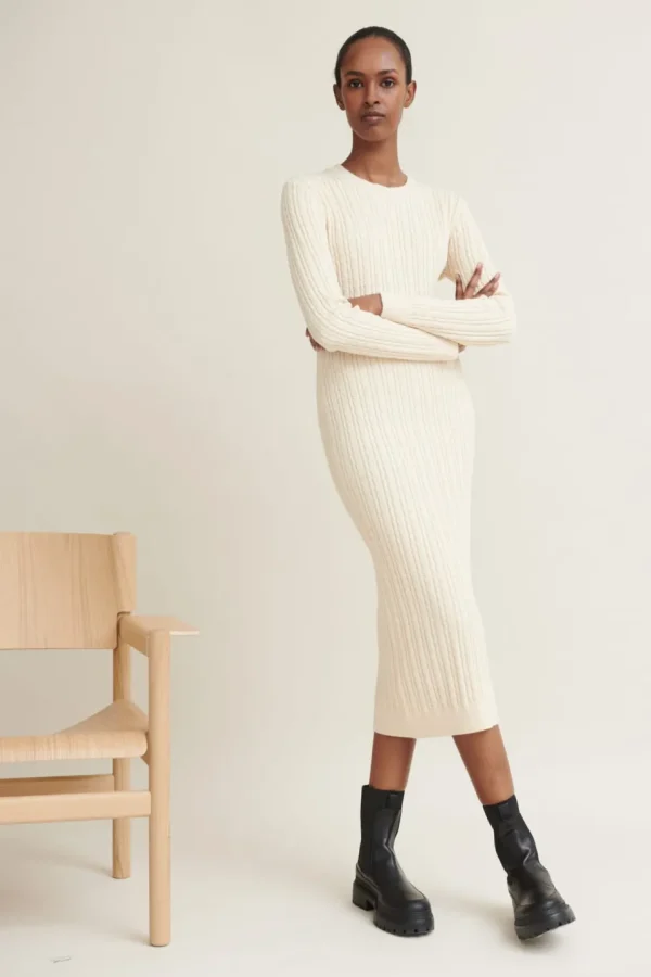 Basic Apparel Aline Dress - Birch^Dame Kjoler Og Jumpsuits
