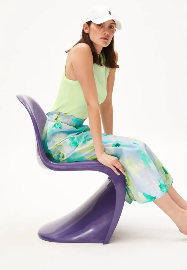 Armedangels Aaimemi Aqua Flower Skirt^Dame Underdele