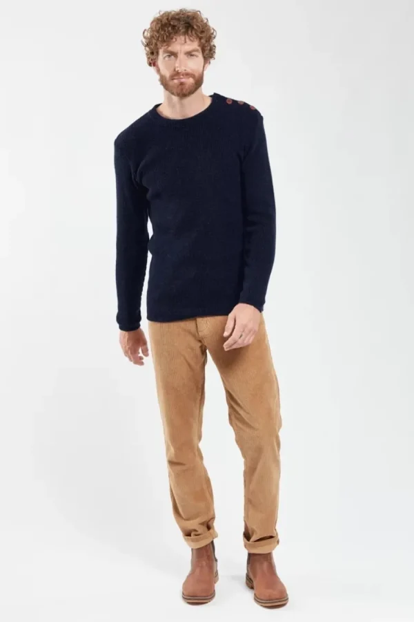 Armor Lux - Uldswater Unisex - Heritage nautical jumper - lambswool Navy^Dame Overdele