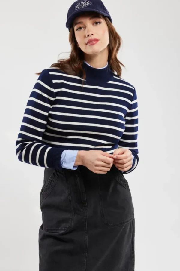 Armor Lux Striped jumper Héritage - merino wool^Dame Overdele