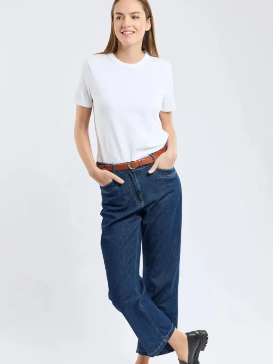 armor_lux_tshirt__thick_o_2.webp Armor Lux T-shirt - Thick organic cotton - Blanc^Dame Overdele