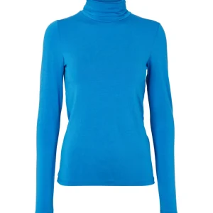 Basic Apparel Joline T-Neck Princess Blue^Dame Overdele