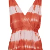 Basic Apparel Orchid Top Tie Dye Dusted Clay / Pink Chalk^Dame Overdele