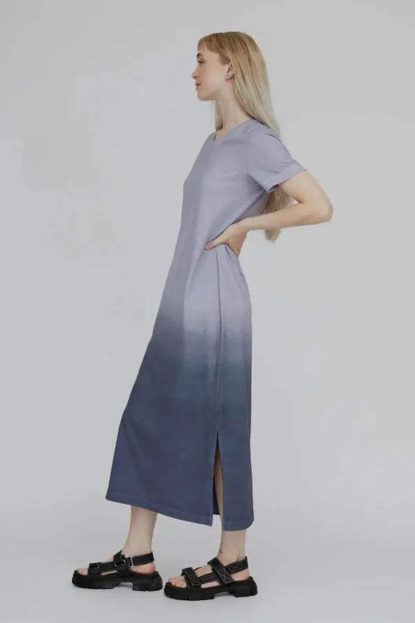 Basic Apparel Rebekka Dress Dipdye Flint Stone^Dame Kjoler Og Jumpsuits