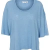 Basic Apparel Ryda Oversize Tee Blissful Blue^Dame Overdele