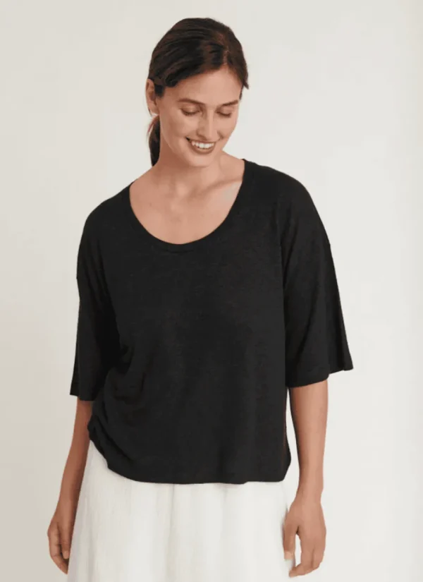 Basic Apparel Ryda Oversize Tee Blissful Black^Dame Overdele