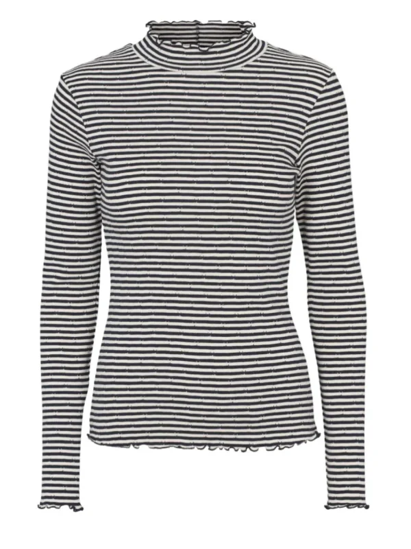Basic Apparel Silma High Neck Conch Sky captain / birch^Dame Overdele