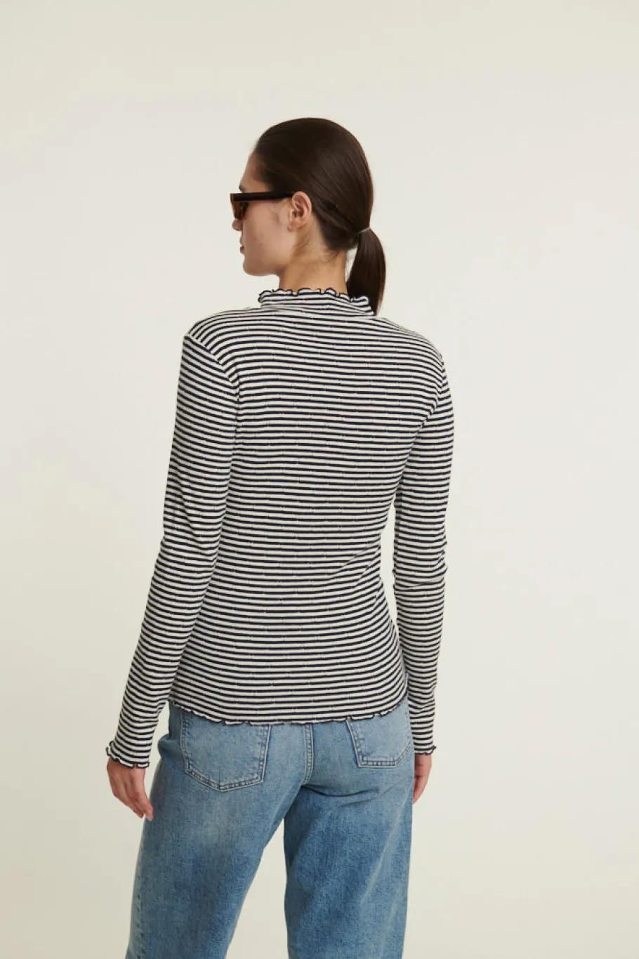 basic_apparel_silma_high__5.webp Basic Apparel Silma High Neck Conch Sky captain / birch^Dame Overdele