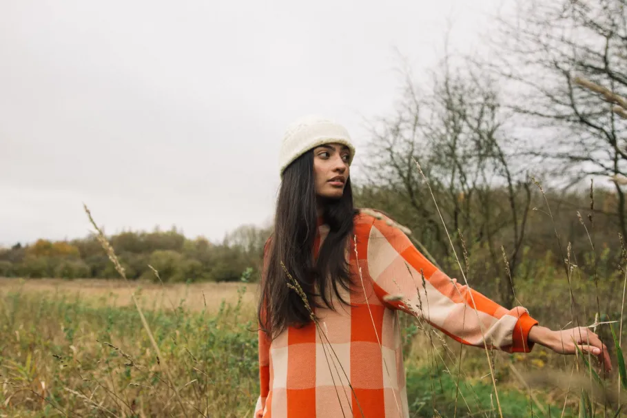 beaumont_organic_mikicay__4.webp Beaumont Organic Miki-Cay Organic Cotton check dress^Dame Kjoler Og Jumpsuits