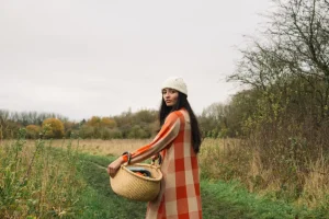 Beaumont Organic Miki-Cay Organic Cotton check dress^Dame Kjoler Og Jumpsuits