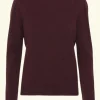 Colorful Standard - Women merino wool crew - Oxblood Red^Dame Overdele