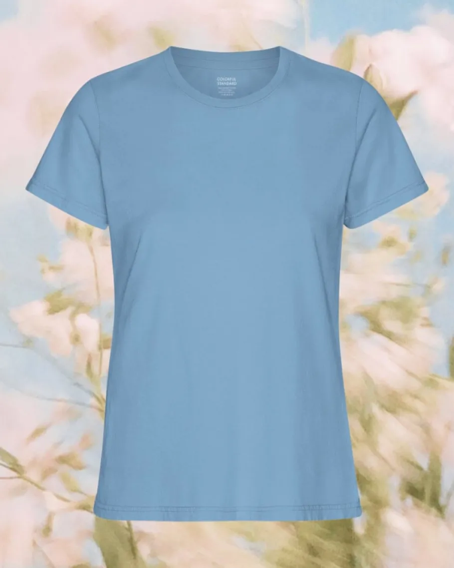 colorful_standard_light_o_0.webp Colorful Standard Light Organic Tee Seaside Blue^Dame Overdele