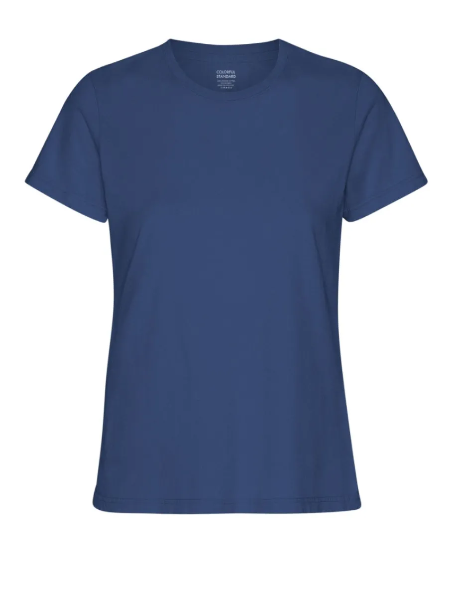 colorful_standard_light_o_1-1.webp Colorful Standard Light Organic Tee Marine Blue^Dame Overdele