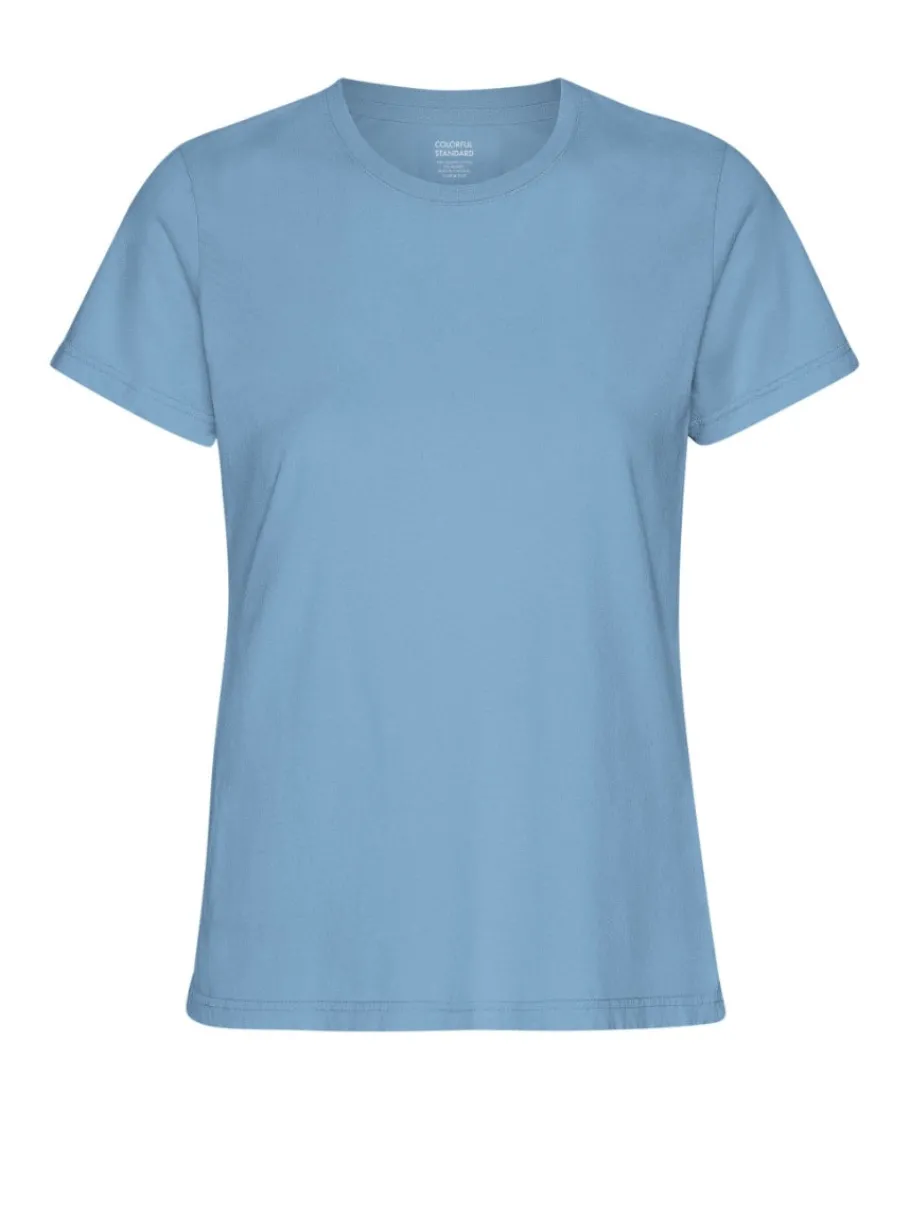 colorful_standard_light_o_1.webp Colorful Standard Light Organic Tee Seaside Blue^Dame Overdele