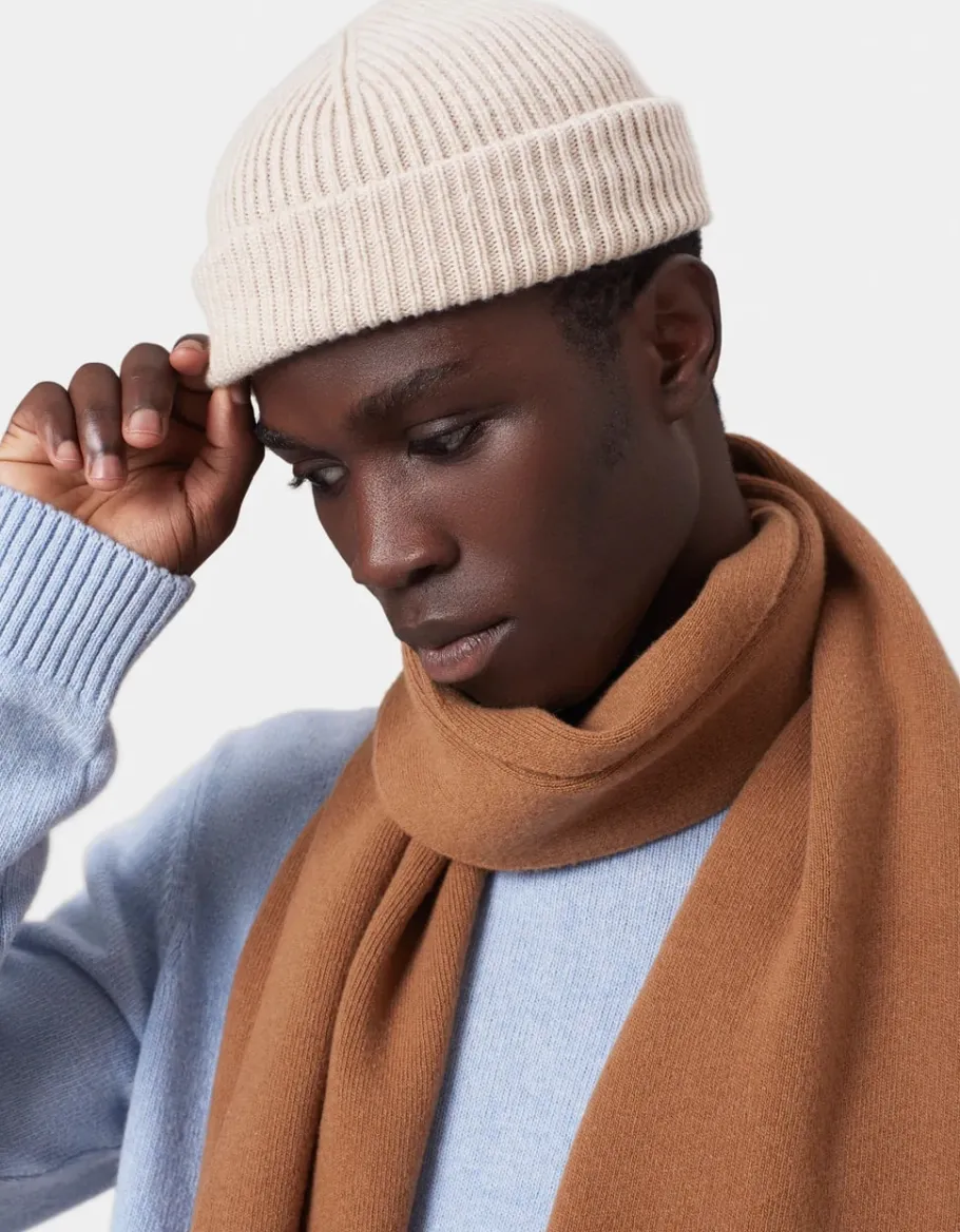 colorful_standard_merino__1-2.webp Colorful Standard Merino Wool Scarf Burned Orange^Dame Tørklæder