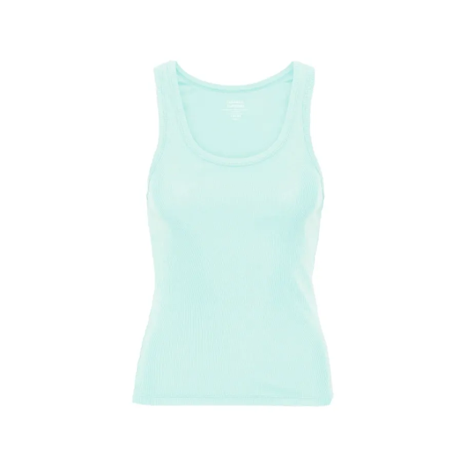 colorful_standard_women_o_0.webp Colorful Standard Women Organic Rib Tank Top Light Aqua^Dame Overdele