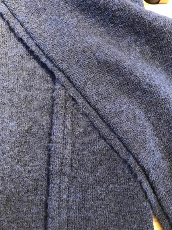 Gudrun & Gudrun Barba økologisk uldbluse Dark Blue^Dame Overdele