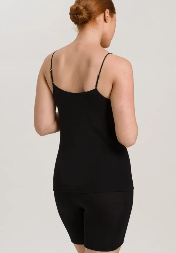 Hanro - Woolen Silk Camisole - Black^Dame Undertøj