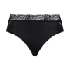 Hanro Cotton Delight Midi Briefs Black^Dame Undertøj