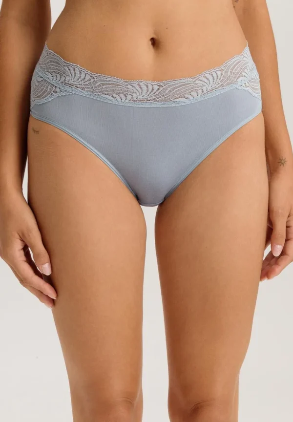 Hanro Cotton Delight Midi Briefs sea breeze^Dame Undertøj