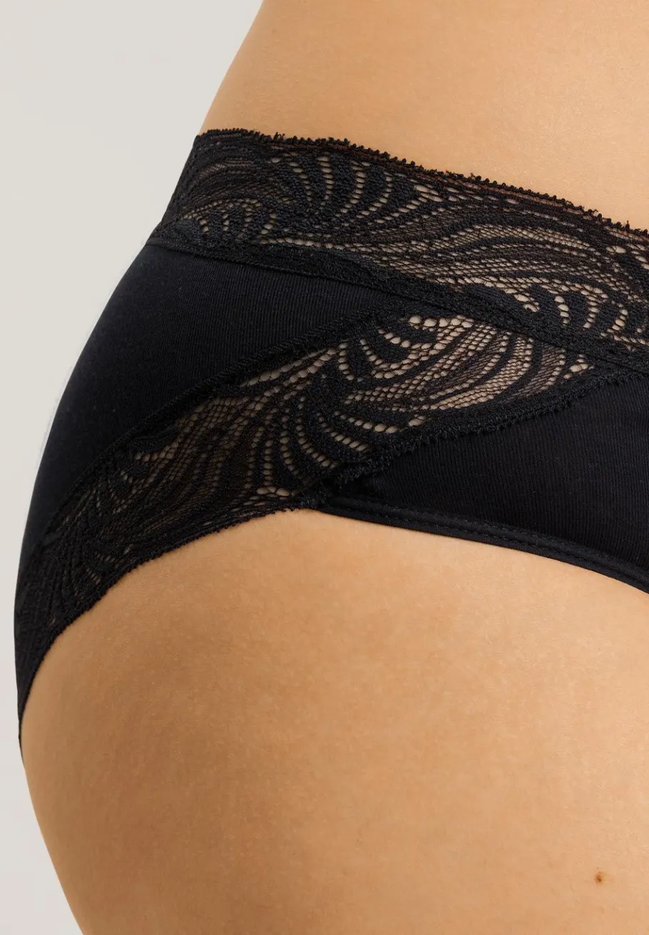 hanro_cotton_delight_midi_4-1.webp Hanro Cotton Delight Midi Briefs Black^Dame Undertøj
