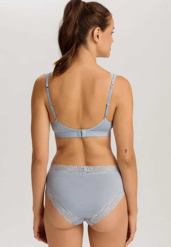 Hanro Cotton Delight Midi Briefs sea breeze^Dame Undertøj