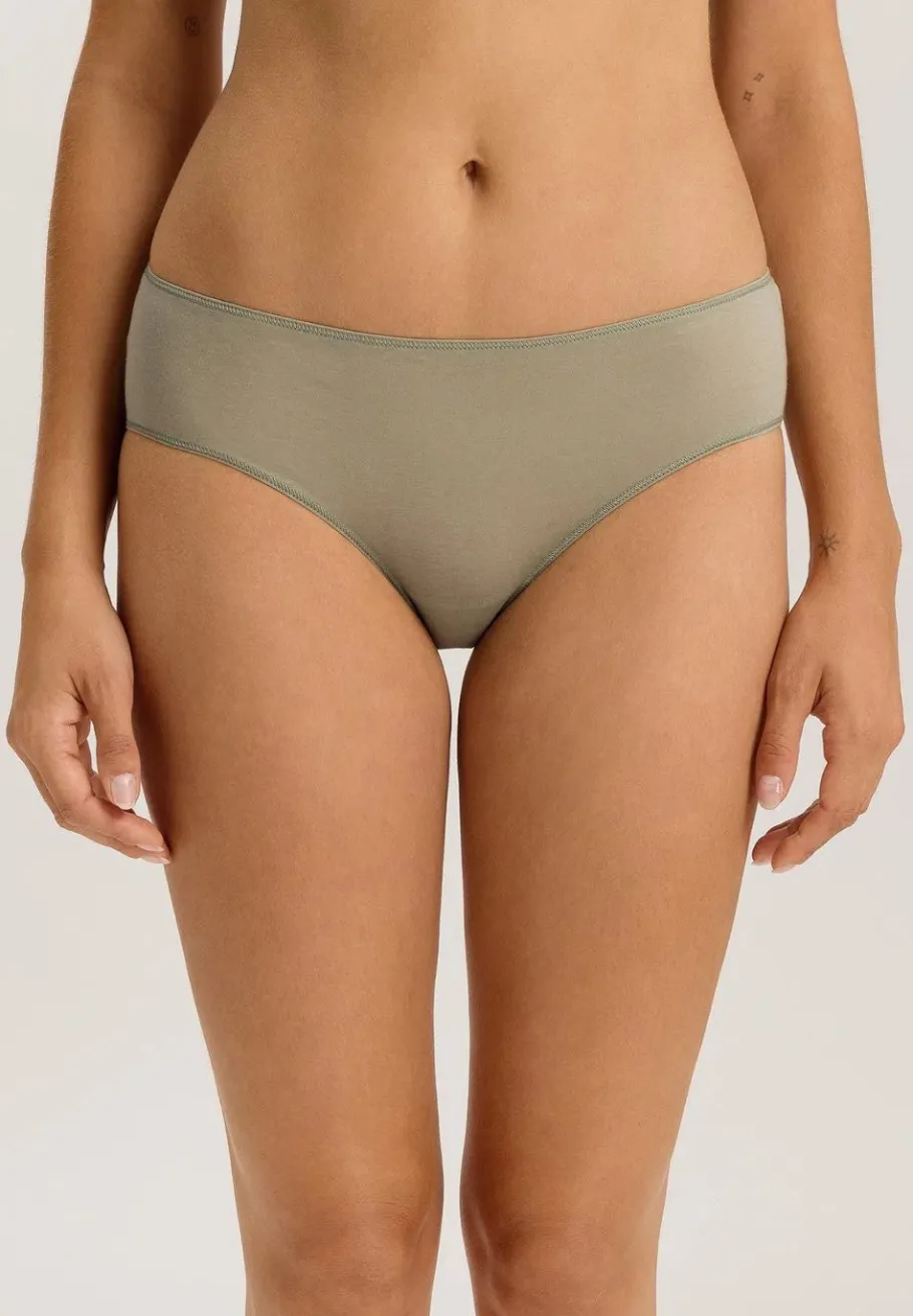 hanro_midi_briefs__ultral_1.webp Hanro Midi Briefs - Ultralight Crystal Green^Dame Undertøj
