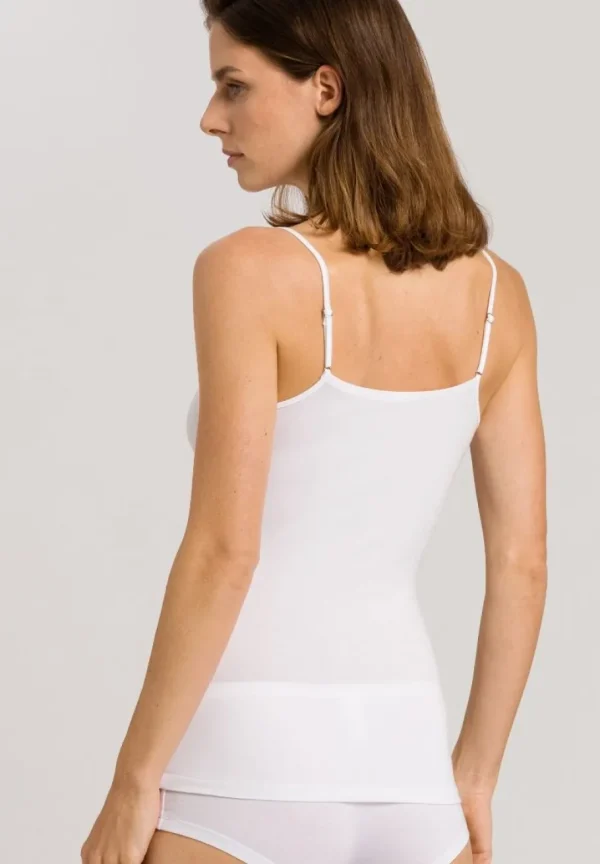 Hanro Soft Touch Spaghetti Top White^Dame Undertøj