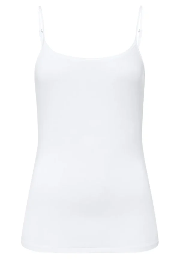 Hanro Soft Touch Spaghetti Top White^Dame Undertøj