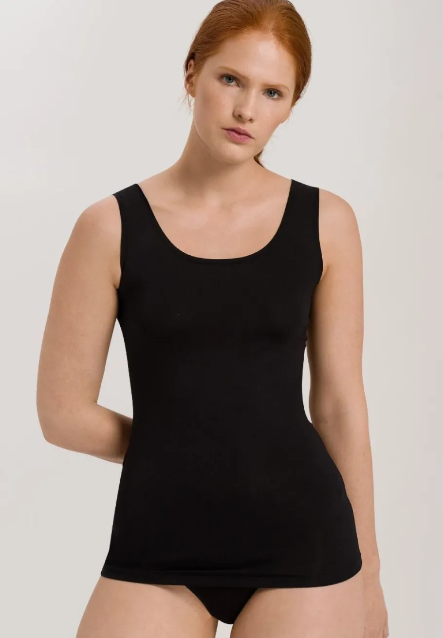 hanro_soft_touch_tank_top_0.webp Hanro Soft Touch Tank Top Black^Dame Undertøj
