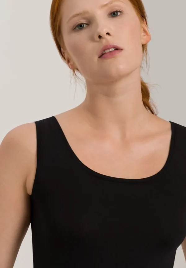 Hanro Soft Touch Tank Top Black^Dame Undertøj