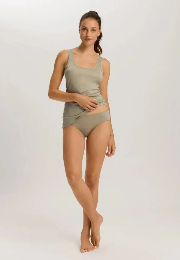 Hanro tank Top - Ultralight Crystal Green^Dame Overdele