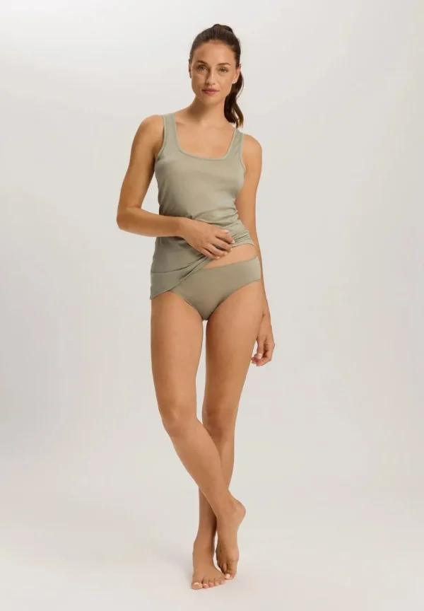 Hanro tank Top - Ultralight Crystal Green^Dame Overdele