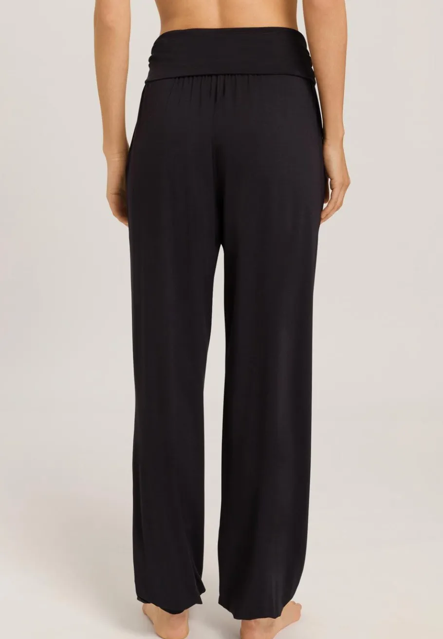 hanro_yoga_long_pants_bla_5.webp Hanro Yoga Long Pants Black^Dame Underdele