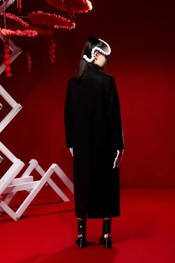 Henrik Vibskov Afternoon Coat Caviar^Dame Overtøj