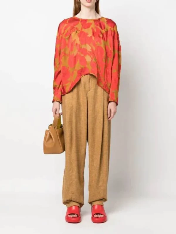 Henrik Vibskov Claus Pant orange/beige^Dame Underdele