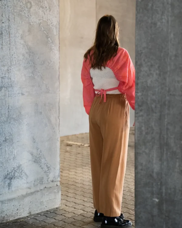 Henrik Vibskov Golden Gate Shirt pink/orange^Dame Overdele