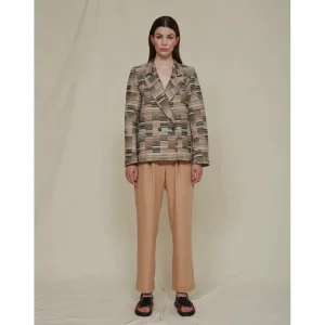 Schulz by Crowd JESSE BEIGE/BROWN BLAZER^Dame Overtøj