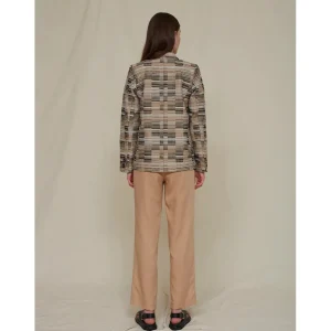 Schulz by Crowd JESSE BEIGE/BROWN BLAZER^Dame Overtøj