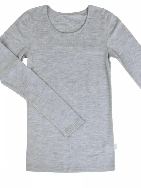 Joha Dame - Bluse i uld - Grå^Dame Overdele
