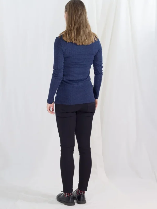 Joha Dame Bluse Uld/silke - Emily Navy^Dame Overdele
