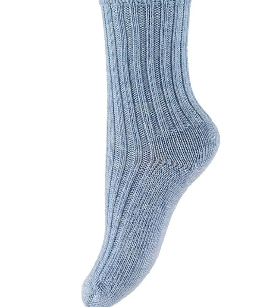 joha_dame_wool_socks__uld_0-1.webp Joha Dame Wool Socks - Uldsokker Light Blue^Dame Sokker Og Strømpebukser