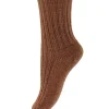 Joha Dame Wool Socks - Uldsokker Golden Brown^Dame Sokker Og Strømpebukser