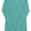 Joha uldbluse grøn meleret limited aw2024^Dame Overdele