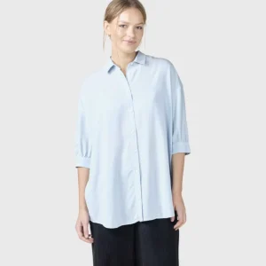 Klitmøller Collective Klitmoeller Collective Oline Shirt light blue^Dame Overdele