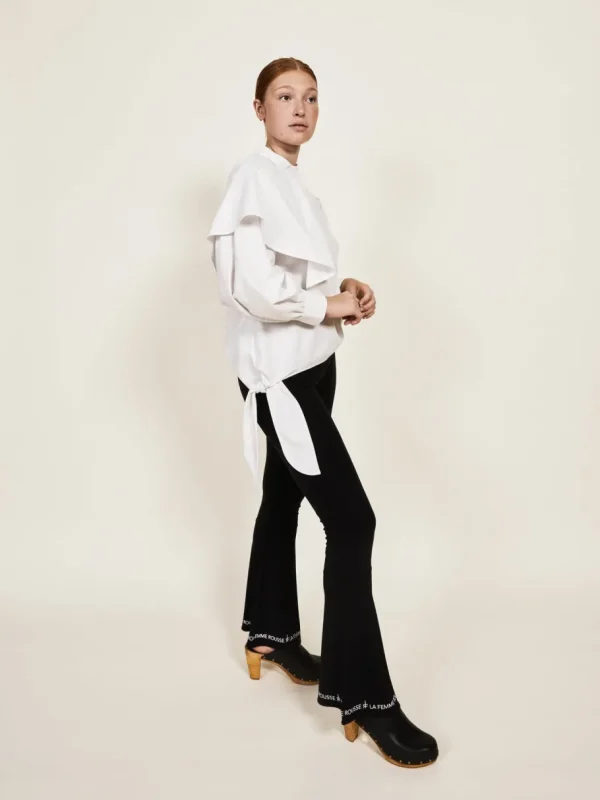 La Femme Rousse Shirt - Bright White^Dame Overdele