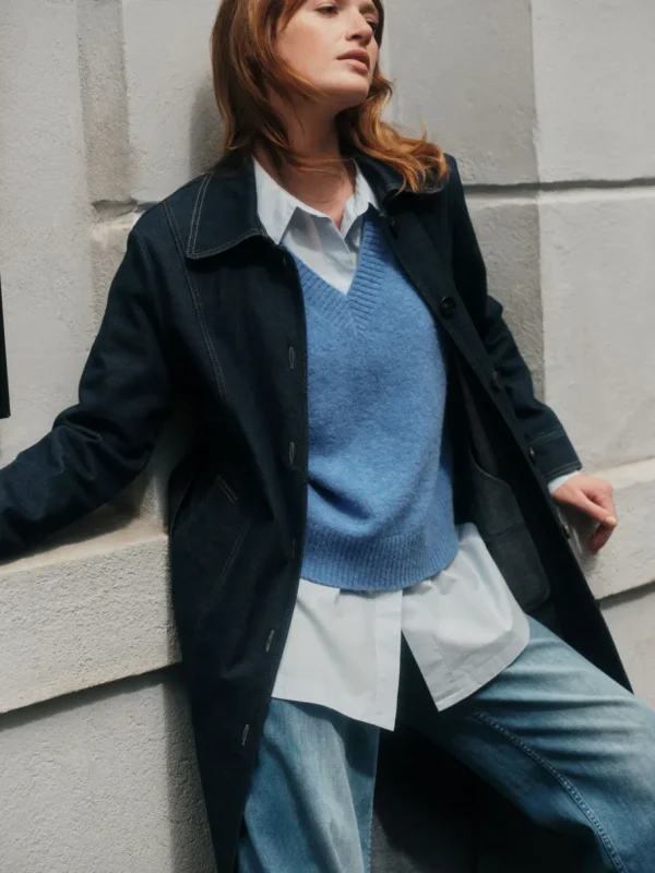 Lanius Jeans Coat^Dame Overtøj