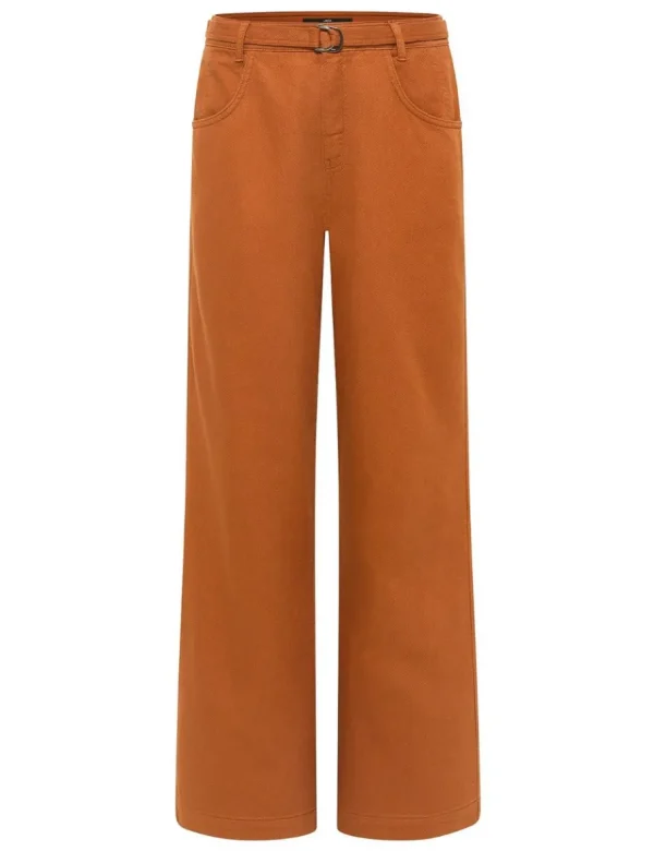Lanius Pants with Belt GOTS Almond^Dame Underdele