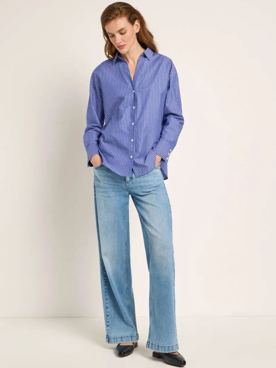 lanius_striped_shirt_2.webp Lanius Striped shirt^Dame Overdele